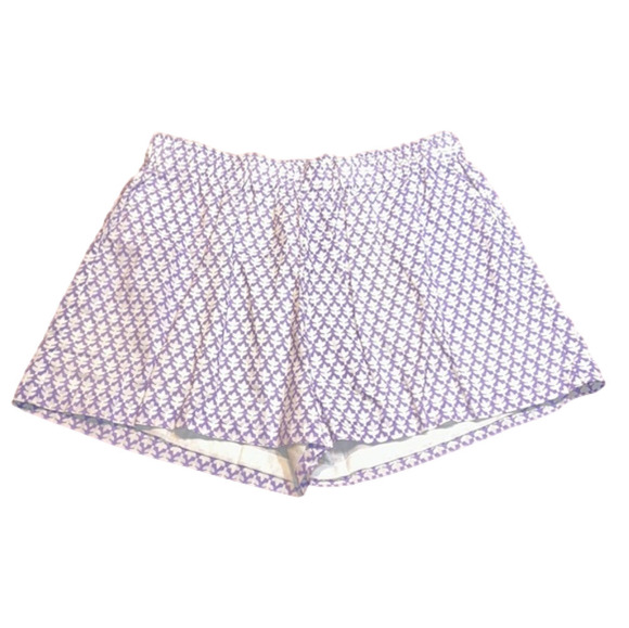 BOO GEMES Lilac Print Shorts NWT! Size L - Picture 1 of 7